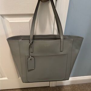 Gray Tote Bag
